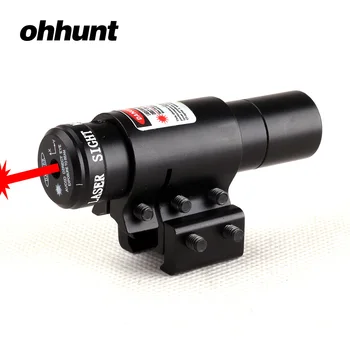 ohhunt ציד 1mw נקודה אדומה כוונת לייזר עם 20mm 11mm משתלב הר מתאים היקף