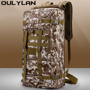 Oulylan 50L יכולת טקטית תרמיל נסיעות תיק גדול תיק גברים חיצוני של תיק כתף התיק רב תכליתי שקיות שליח