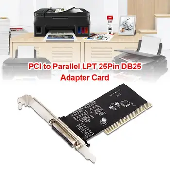 PCI מקבילים LPT 25Pin DB25 יציאת מדפסת בקר מתאם כרטיס הרחבה