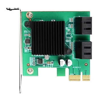 PCIE כדי SATA3.0 4-Port-הרחבה כרטיס 4 6Gbps תומך קיבולת גדולה כוננים קשיחים ו Ssd