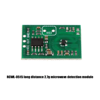 RCWL-0515 12-15 מטר מרחק רב מיקרוגל זיהוי מודול מתאים המוסך מנורה/מנורת UV