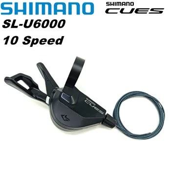 Shimano רמזים U6000 מחלף 10 צד ימין RAPIDFIRE בנוסף 10speed SL-U6000 על MTB אופני הרים רכיבה על אופניים