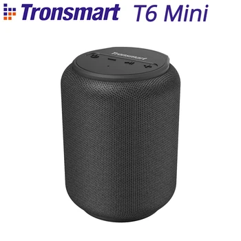 Tronsmart T6 מיני חיצוני רמקול נייד 15W IPX6 עמיד למים אלחוטית טור קול תמיכה העוזרת 24 שעות זמן משחק