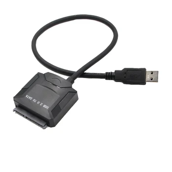 USB 3.0 ל-SATA ממיר כבל מתאם עבור 2.5' '3.5