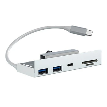 USB C 3.2 10Gbps USB C-Hub 5 1 אלומיניום רכזת USB מתאם מפצל USB Hub עם 2 USB יציאה(10Gbps), סוג C-נמל(10Gbps)