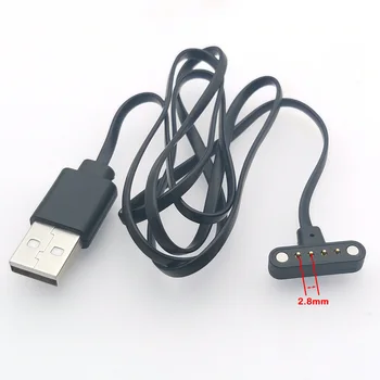 USB DC מגנטי-P4 המגרש 2.8 מחבר טעינה כבל חכם לביש מים בספל צמיד מגנטי כבל מטען