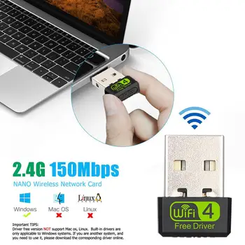 WD-1513B USB WiFi אלחוטי כרטיס רשת 150Mbps מתאם מובנה 2dBi אנטנה
