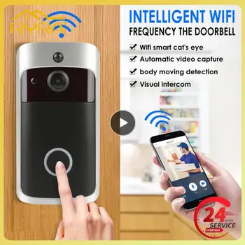 WiFi אלחוטית חכמה הטבעת וידאו פעמון שני-דרך מצלמת אבטחה טלפון פעמון האינטרקום HD עבור טלפון חכם מצלמות אבטחה בבית