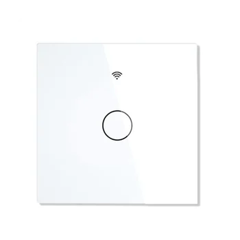WiFi חכם מתג האור RF433 לא נייטרלי חוט יחיד אש חכם החיים Tuya בקרת יישום עבור Alexa הבית של Google 220V האירופי(1)