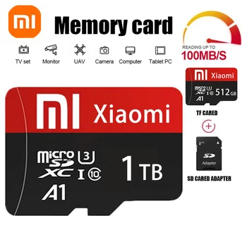 Xiaomi 1TB Micro SDXC TF SD 1TB Pro בחר כרטיס זיכרון מצלמה במהירות גבוהה פלאש SD 512GB אחסון מורחב עבור אנדרואיד