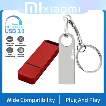 XIAOMI U דיסק USB 3.1 עט כונן דיסק מתכת השתלמות Flash Memory Stick U דיסק מיני כונן הבזק זיכרון פלאש, דיסק למחשב