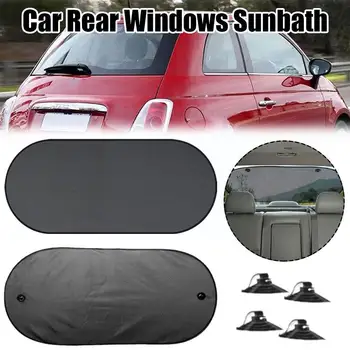 אוניברסלי הגנת UV אחורי לרכב חלון שמש צל אחורי מגן שמש לחלון רשת הגנה סרט קיץ אביזרי רכב חלון G9F7