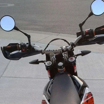 אופנוע הכידון המראה אוניברסלי סיבוב חניה מראה זרוק משלוח