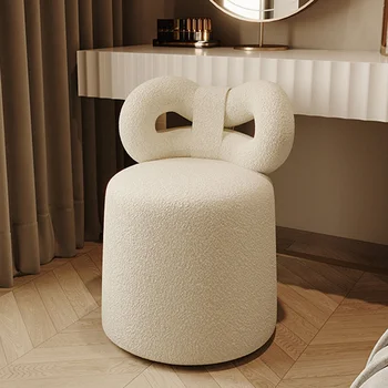 איפור הכיסא יוקרה קשמיר בסגנון נורדי בסלון ספה כסא מודרני ריהוט הבית משענת שולחן איפור יהירות שרפרפים