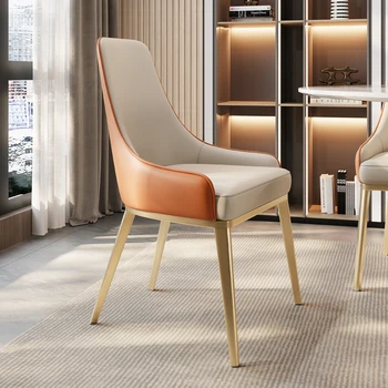 אירועים קומה יוקרה כסאות אוכל חיצונית מתכת מסיבת להירגע כסאות אוכל איטלקי עיצוב Silla Comedor ריהוט הבית YQ50DC