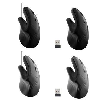 ארגונומי אנכי עכבר מחשב משחקים עכברים USB עכבר אופטי יד ימין על המחשב הנייד בשולחן העבודה