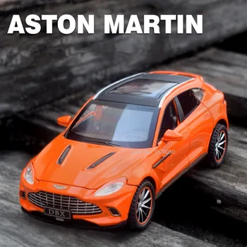 בקנה מידה 1/32 אסטון מרטין DBX שטח סגסוגת מכוניות צעצוע מודל מתכת Diecast כלי רכב לסגת נשמע האור מודל צעצועים לילדים מתנות