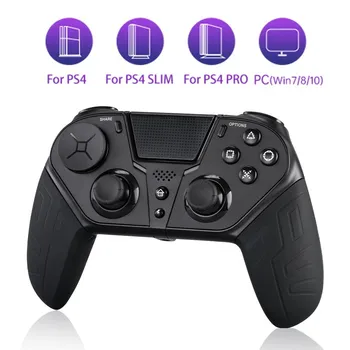 בקר אלחוטי עבור PS4 PS פלייסטיישן 4, PC אנדרואיד טלפון סלולארי נייד Bluetooth Gamepad ' ויסטיק המשחק ההדק פונקצית טורבו