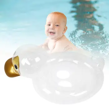 ברווז בצורת שחייה צף מתנפח קריקטורה צעצועים צפים לבריכות עבור בנים ובנות הילד חוף בריכה בקיץ
