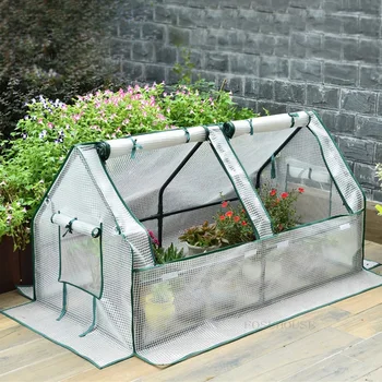 גן חממות חרקים-הוכחה בידוד לשפוך קר-הוכחה תמיכה הצמח גן ירק חממה מרפסת פרח קטן בחדר