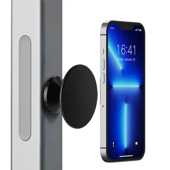 דו צדדי מגנטי מתכת מחזיק טלפון עבור IPhone 14 13 Samsung Xiaomi מגנט הכפול טלפון הר לעמוד על כושר מטבח המכונית