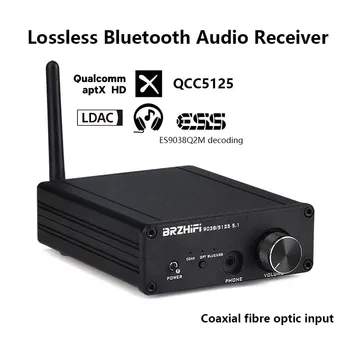 הדגל Bluetooth Audio Decoder ES9038Q2M DAC QCC5125 מודול Bluetooth APTX-HD LDAC פורמט מתאם Bluetooth USB מפענח