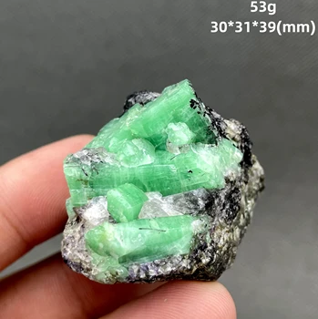 הטוב ביותר! 100% טבעי ירוק אמרלד מינרלים פנינה כיתה קריסטל דגימות אבנים וקריסטלים גבישי קוורץ מסין