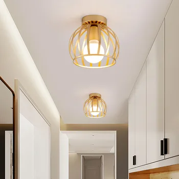 המודרני הוביל אורות התקרה וינטג ' תעשייתי מנורת תקרה בגוון רטרו לופט Plafonniers הסלון המטבח E27 Led אור