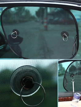 המכונית שמש בצל הגנת UV רכב וילון לחלון המכונית שמשיה לצד חלון רשת כיסוי מגן השמש על המטען הקרוון נסיעות אספקת