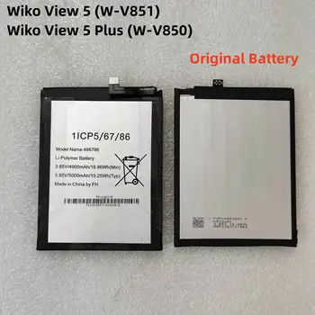 המקורי על Wiko נוף 5 (W-V851) / Wiko נוף 5 פלוס (W-V850) סוללה של טלפון הנייד 3.85 V 4850mAh מספר מבוא 496786