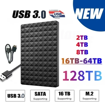 הרחבת כונן קשיח HDD 500GB 1TB 2TB 4TB USB3.0 דיסק קשיח חיצוני 2.5 אינץ ' וקיבולת דיסק קשיח חיצוני למחשב נייד