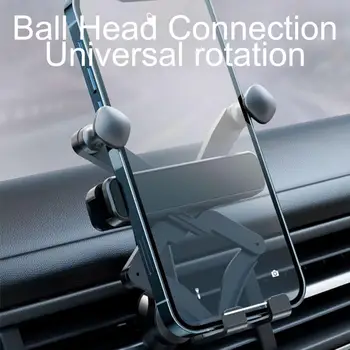 הרכב מחזיק טלפון 360 מעלות מתכווננת באופן מאובטח הר הטלפון שלך על הרכב לשקע אוויר יציבים ניווט