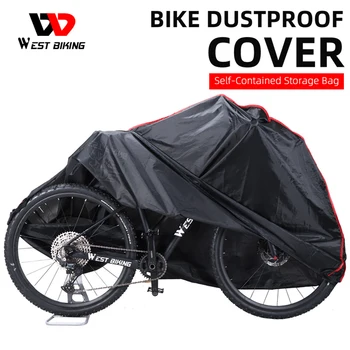 ווסט רכיבה על אופניים אופניים כיסוי מגן כיסוי עמיד למים, Dustproof חיצונית גשם מגן עם שקית אחסון עבור הקטנוע MTB אופני כביש