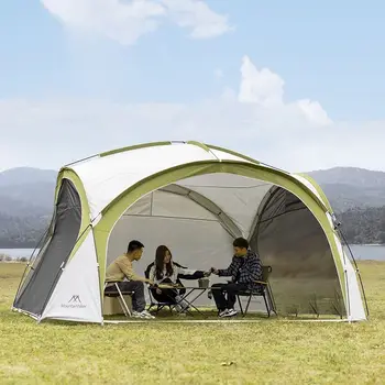 חדש חיצונית ללכת על טיול שמשיה קמפינג כדורית אוהל multi-אדם קיבולת גדולה