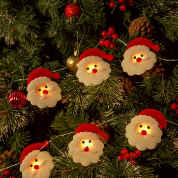 חדש חמוד שלג סנטה אייל מיני החבובות LED multi-צבע אור מחרוזת חיצוני מקורה קישוט חדר מצב רוח אור