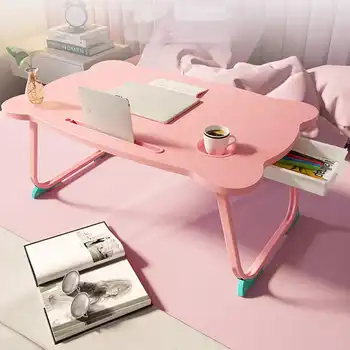 חדש מתקפל נייד מחשב נייד בעל דוכן ללמוד שולחן שולחן שולחן מחשב מעץ עבור מיטת ספה תה הגשה לשולחן