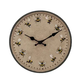 חיצונית השעון תלוי שעון 12inch מודרני עמיד למים עמיד סיבוב השעון גן