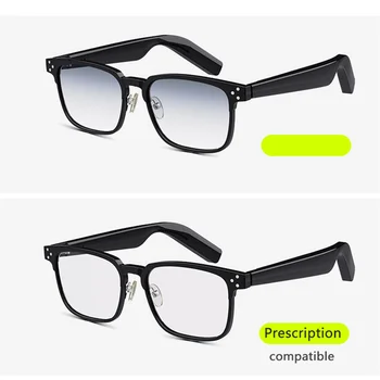 חכם משקפיים KX3 אוזניות אלחוטיות BT5.3 Intelligente משקפי שמש חיצוני ספורט אוזניות קורא מוסיקה אנטי-כחול משקפיים