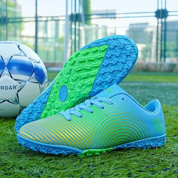 חם מכירה זולים גברים נעלי כדורגל למבוגרים ילדים חיצוני בחברה סוליות כדורגל גברים לנשימה נעלי כדורגל נעלי כדורגל של ילדים