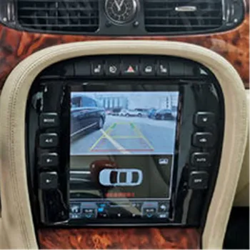 טסלה סגנון Carplay אנדרואיד 12 יגואר S-Type 2001-2009 2Din ניווט רדיו נגן מולטימדיה עם מסך מגע סטריאו יחידת הראש