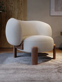 יוקרה איטלקית ספה כסא הסלון אדם יחיד מרפסת ספה אחת הכיסא באינטרנט סלבריטאים מעצב פנאי הכיסא הביתה.