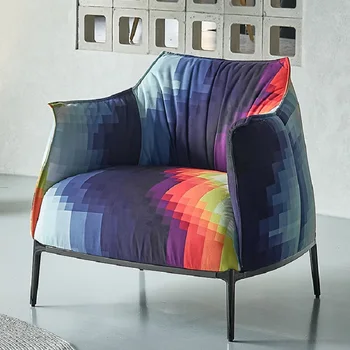 יוקרה מודרנית יצירתית בסלון כורסה מעצב יחיד, ספה פנאי הכיסא