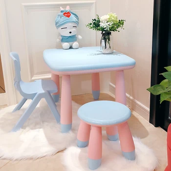 ילדים שולחנות וכסאות להגדיר מעובה גן שולחנות וכיסאות תינוק לימוד שולחן פלסטיק שולחן שולחן המשחק צעצוע שולחן