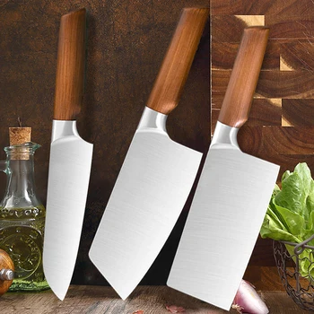 יפני סכין מטבח נירוסטה סכין שף קוצץ כפול מטרה הקצב, קצבים חיתוך סכינים דיג, מחנאות כלי