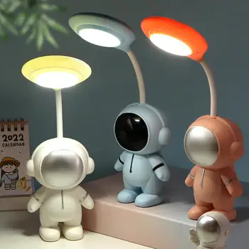 יצירתי הוביל מנורת לילה צבע אקראי נטענת אסטרונאוט עיצוב דקורטיבי מנורת לילה לילדים מתנות יום הולדת