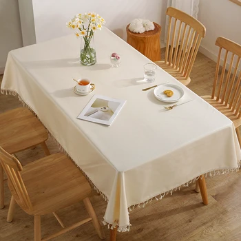 כותנה, פשתן מפת שולחן מלבני שולחן האוכל בד אמנות תה שולחן שולחן מחצלת המפה