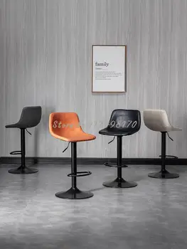 כיסאות הבר להרים ולסובב מודרני מינימליסטי משענת כסאות בר אור יוקרה משק בית האופנה בר כסאות ברזל כסאות גבוהים