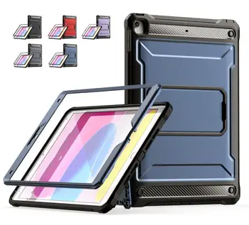 לוח Case For Samsung Galaxy Tab A8 10.5 2021 S7 T870 S8 X700 X 200, X X205 220 T225 P610 P615 Shockproof לעמוד בטוחים לוח כיסוי