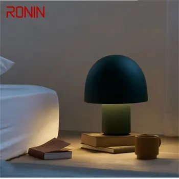 לוחם נורדי מנורות שולחן פטריות שולחן אור הביתה עכשווי LED יצירתי הסלון לחדר השינה