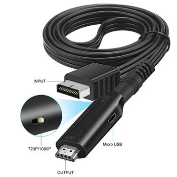 ללא אובדן של שידור עבור PS1/עבור PS2 ל HDMI-compatibleAdapter DC5V ממיר עד 1W צריכת חשמל 896C